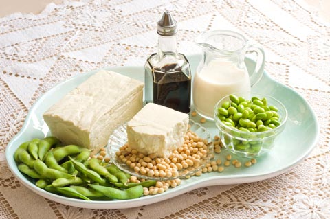 Tofu, soy sauce, soy milk, fresh and fermented soy have anticancer properties.